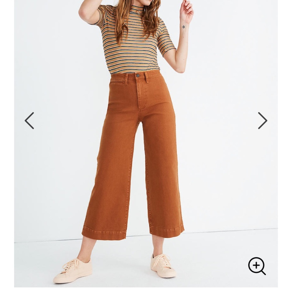 NWT madewell wide leg pants